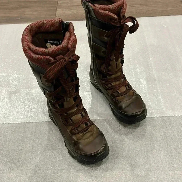 [US7]Black Slate Merrell Polarand Rove  Peak Women Mid-Calf Winter Boots - Picture 2 of 10